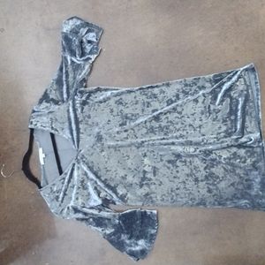 Women's Crushed Velvet Party Dress